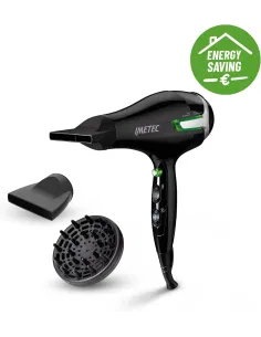 Imetec ECO SE9 1000 Asciugacapelli con Tecnologia Eco Technology 1400 W, Consumo Energetico Ridotto, 8 Combinazioni 2
