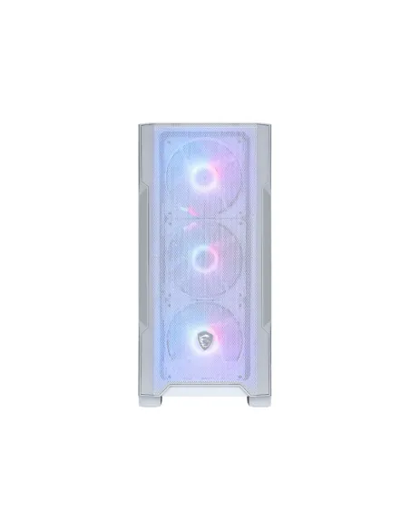MSI MAG Forge M100R Midi Tower Trasparente, Bianco