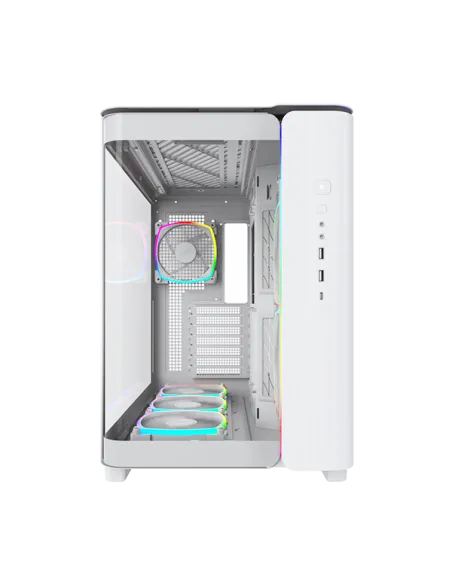 Montech KING 95 PRO Midi-Tower, Tempered Glass, ARGB - weiß