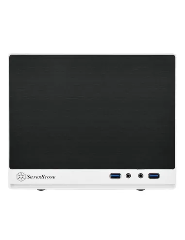Silverstone SG13 Mini Tower Nero, Bianco