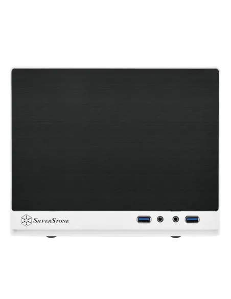 Silverstone SG13 Mini Tower Nero, Bianco