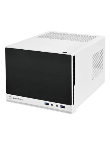 Silverstone SG13 Mini Tower Nero, Bianco