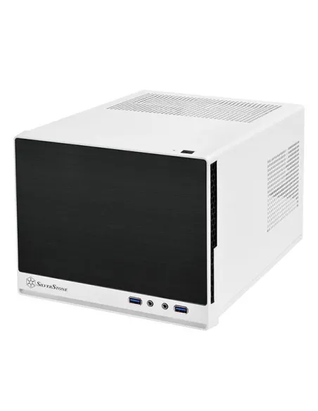 Silverstone SG13 Mini Tower Nero, Bianco
