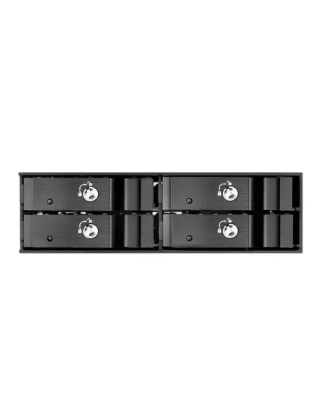 Silverstone FS204 array di dischi 0 TB Nero