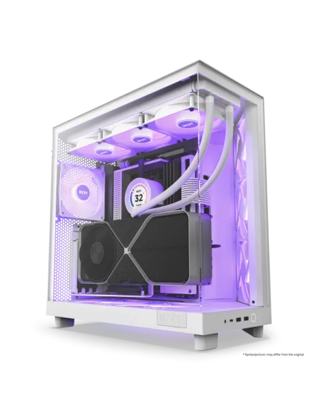 NZXT H6 Flow RGB Midi-Tower - Weiß