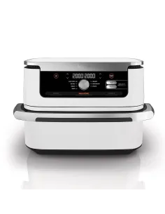 Ninja AF500EUWH friggitrice Doppia 10,4 L Indipendente 2470 W Friggitrice ad aria calda Argento, Bianco