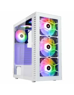 Kolink OBSERVATORY HF GLASS WHITE ARGB Midi Tower Bianco