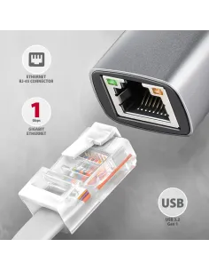 Axagon ADE-TXPD scheda di rete e adattatore Ethernet 1000 Mbit s 2