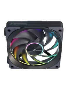 Seasonic MagFlow ARGB Case per computer Ventilatore 12 cm Nero 3 pz
