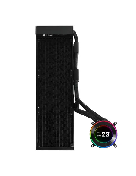 Lian Li GA II Hydroshift II LCD-C 360N Case per computer Raffreddatore di liquidi tutto in uno Nero