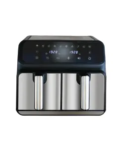 Unold 58685 friggitrice Doppia 8 L Indipendente 1700 W Friggitrice ad aria calda Nero, Grigio 2