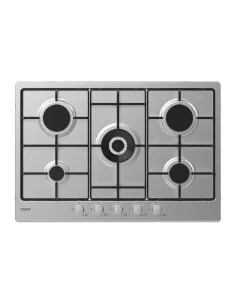 Candy Idea CHW74WX Acciaio inox Da incasso 75 cm Gas 5 Fornello(i)