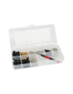 InLine Set di viti, con cacciavite, 411pz.