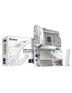 GIGABYTE B860 AORUS ELITE WIFI7 ICE Scheda madre - CPU Intel Core Ultra, VRM a 14+1+2+1 fasi, fino a 9200MHz DDR5, 1xPCIe 5.0 +