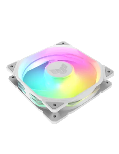ASUS TUF Gaming TR120 Reverse, PWM ARGB Lüfter 3er Pack - 120mm, weiß