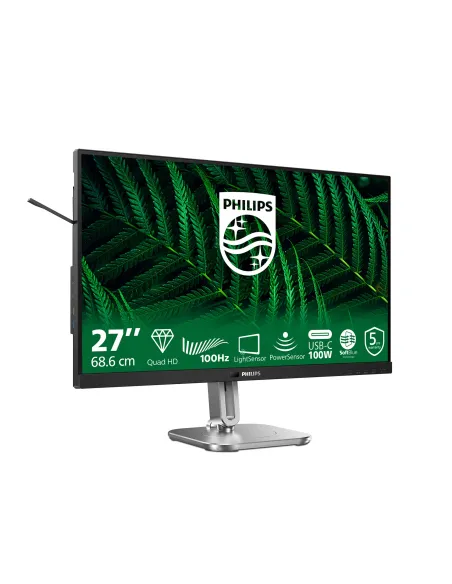 Philips Serie 5000 27B2G5601 00 Monitor PC 68,6 cm (27") 2560 x 1440 Pixel Quad HD LCD Nero