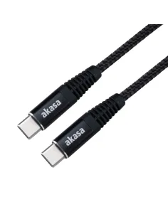 Akasa AK-CBUB54-10BK cavo USB 1 m USB C 0,48 Gbit s 100 W Nero