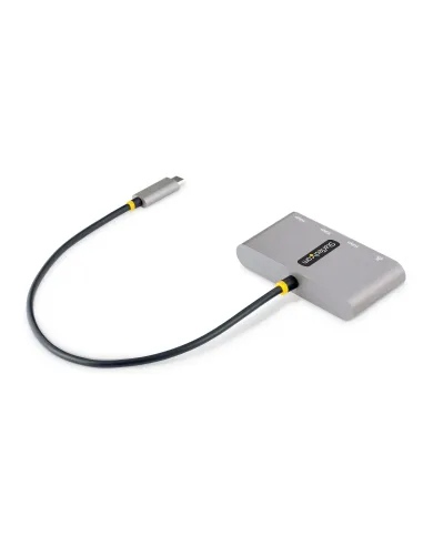 StarTech.com Hub USB-C con Ethernet a 3 porte - Adattatore USB Type-C con 3x USB-A e 1X Ethernet Gigabit - Splitter USB C