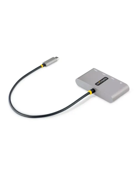 StarTech.com Hub USB-C con Ethernet a 3 porte - Adattatore USB Type-C con 3x USB-A e 1X Ethernet Gigabit - Splitter USB C