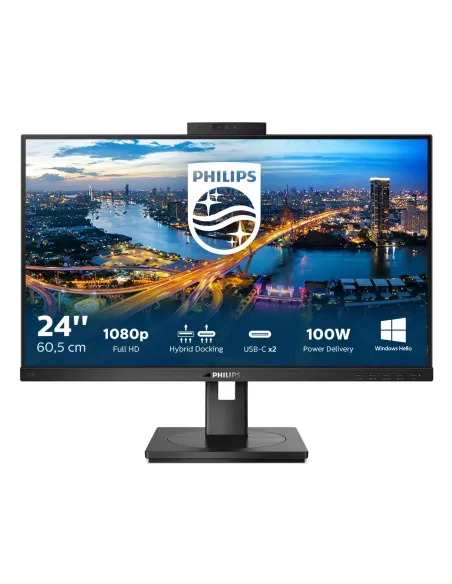 Philips B Line 243B1JH 00 Monitor PC 60,5 cm (23.8") 1920 x 1080 Pixel Full HD LCD Nero