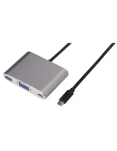 Nilox USB Type-C - VGA USB Type-C USB 3.0 M F adattatore grafico USB Argento
