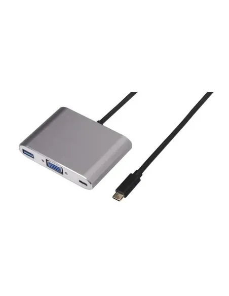 Nilox USB Type-C - VGA USB Type-C USB 3.0 M F adattatore grafico USB Argento