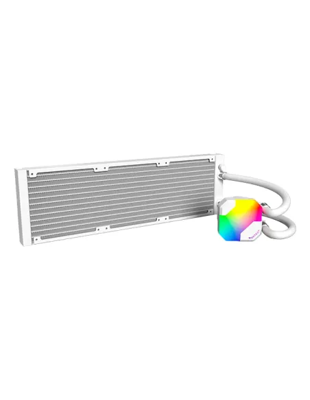 Montech HyperFlow ARGB 360 Processore Raffreddatore di liquidi tutto in uno 12 cm Bianco 1 pz