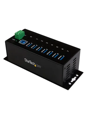 StarTech.com HUB Industriale USB 3.0 a 7 porte - Perno e concentratore USB 3.0 con Protezione ESD