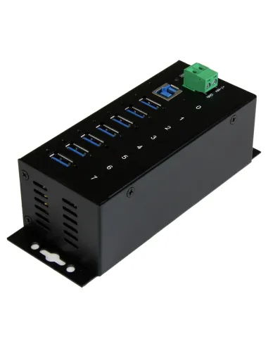 StarTech.com HUB Industriale USB 3.0 a 7 porte - Perno e concentratore USB 3.0 con Protezione ESD