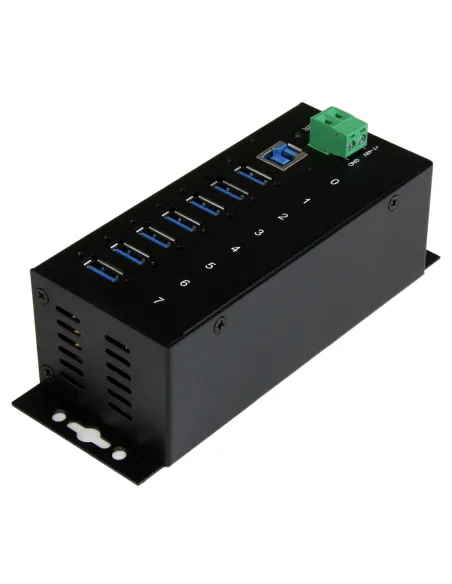 StarTech.com HUB Industriale USB 3.0 a 7 porte - Perno e concentratore USB 3.0 con Protezione ESD