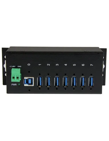 StarTech.com HUB Industriale USB 3.0 a 7 porte - Perno e concentratore USB 3.0 con Protezione ESD