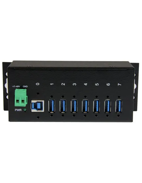 StarTech.com HUB Industriale USB 3.0 a 7 porte - Perno e concentratore USB 3.0 con Protezione ESD