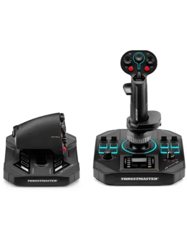 Thrustmaster Sol-R 4 HOTAS Nero USB Joystick + leva di controllo del motore Analogico Digitale PC