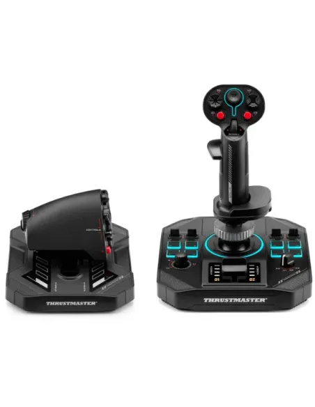 Thrustmaster Sol-R 4 HOTAS Nero USB Joystick + leva di controllo del motore Analogico Digitale PC