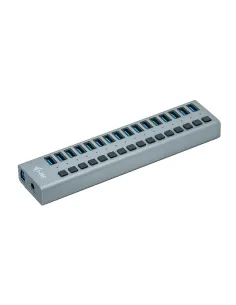 i-tec U3CHARGEHUB16 Caricabatterie per dispositivi mobili Universale Grigio AC Interno 2