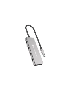 Conceptronic HUBBIES16G hub di interfaccia USB 3.2 Gen 2 (3.1 Gen 2) Type-C 10000 Mbit s Grigio