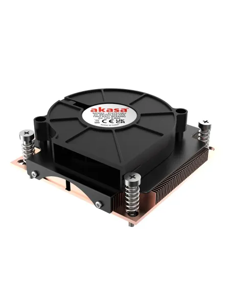 Akasa AK-CC7401BP01 sistema di raffreddamento per computer Processore Raffreddatore d'aria 7,5 cm Nero 1 pz