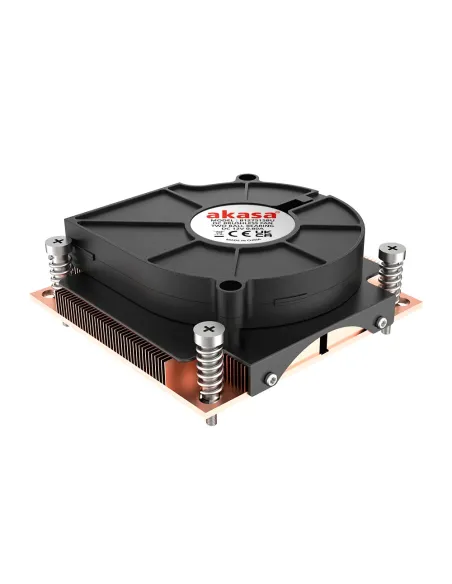 Akasa AK-CC7401BP01 sistema di raffreddamento per computer Processore Raffreddatore d'aria 7,5 cm Nero 1 pz
