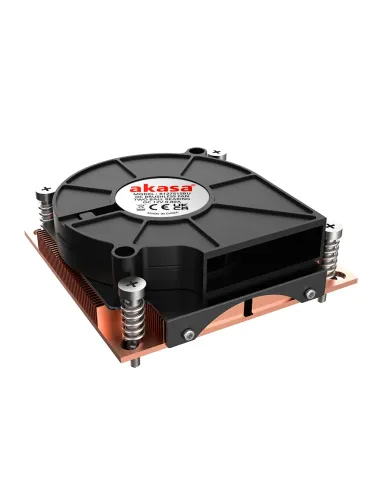 Akasa AK-CC7401BP01 sistema di raffreddamento per computer Processore Raffreddatore d'aria 7,5 cm Nero 1 pz