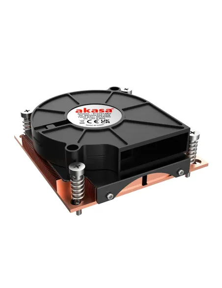 Akasa AK-CC7401BP01 sistema di raffreddamento per computer Processore Raffreddatore d'aria 7,5 cm Nero 1 pz
