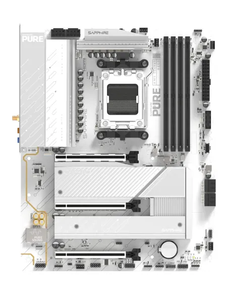 Sapphire PURE B850A WIFI 7 AMD B850 Socket AM5 ATX