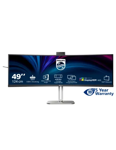 Philips Serie 5000 49B2U5900CH 00 Monitor PC 124 cm (48.8") 5120 x 1440 Pixel Dual QHD LCD Nero