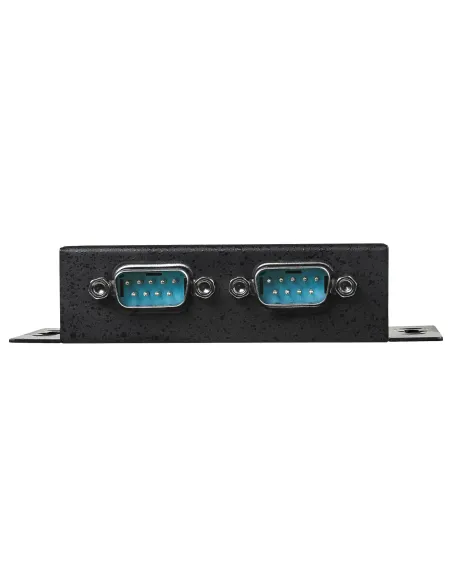 StarTech.com Hub adattatore USB a seriale 2 porte per montaggio a parete con clip per guide DIN