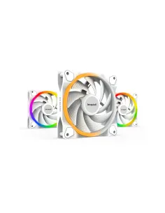 be quiet! Light Wings White | 120mm PWM high-speed Triple-Pack Case per computer Ventilatore 12 cm Bianco 3 pz