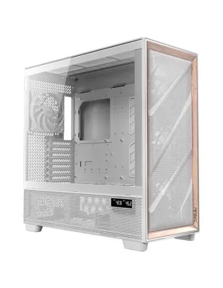 Antec FLUX PRO White EUV Full Tower Bianco, Legno