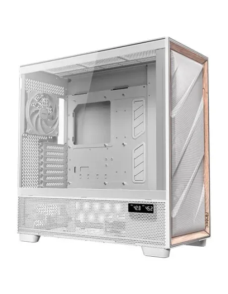 Antec FLUX PRO White EUV Full Tower Bianco, Legno