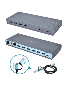 i-tec USB 3.0 USB-C Thunderbolt 3 Dual Display Docking Station