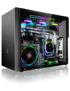 RAIJINTEK Ophion M Evo ALS Midi Tower Nero, Trasparente 2
