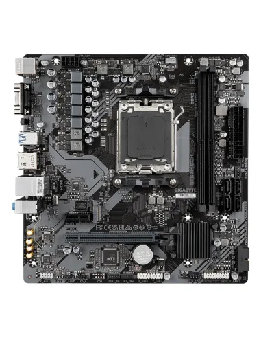 GIGABYTE B650M S2H Scheda madre - AMD Ryzen serie 9000, VRM a 5+2+2 fasi, fino a 6400 MHz DDR5 (OC), 1xPCIe 4.0 M.2, LAN GbE,