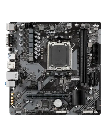 GIGABYTE B650M S2H Scheda madre - AMD Ryzen serie 9000, VRM a 5+2+2 fasi, fino a 6400 MHz DDR5 (OC), 1xPCIe 4.0 M.2, LAN GbE,